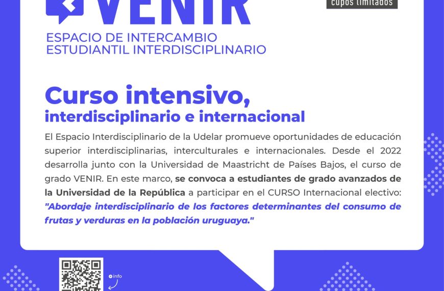 VENIR 2024 💬 – Oportunidad para Intercambio Estudiantil Interdisciplinario