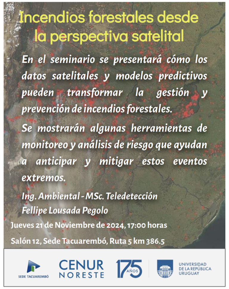 Incendios Forestales desde la perspectiva satelital